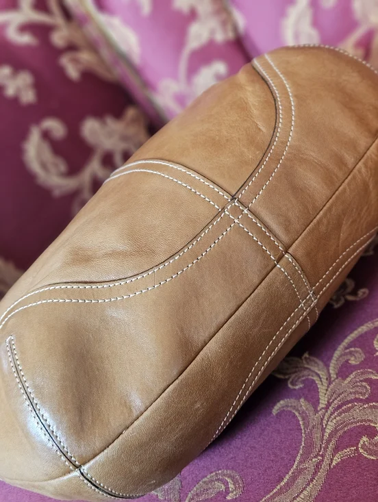 Coach Soho Leather Small Hobo Bag (Style #9464) Scarf included - Picture 4 of 16